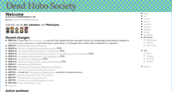 Desktop Screenshot of deadhobosociety.carlsensei.com