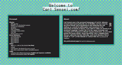 Desktop Screenshot of carlsensei.com