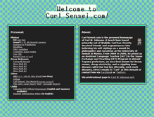 Tablet Screenshot of carlsensei.com